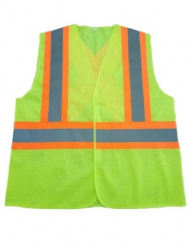 Lime Green high visibility vest