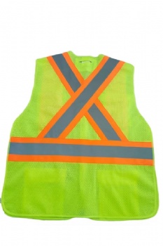  Lime Green high visibility vest	